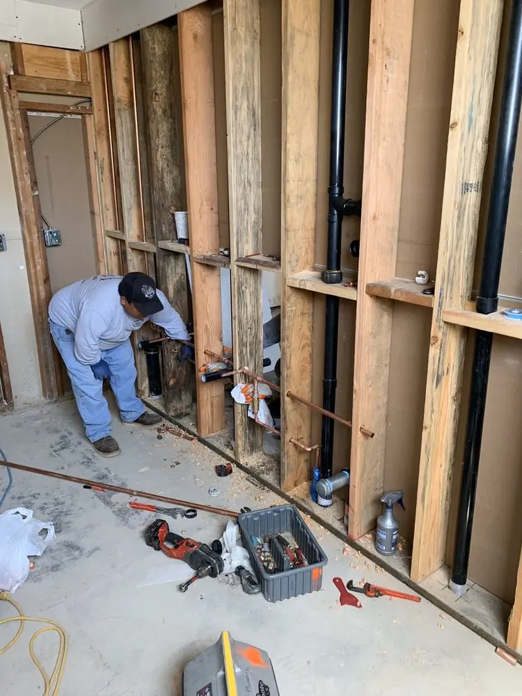 Commercial rough-in plumbing for Commercial Plumbing in North Bethesda